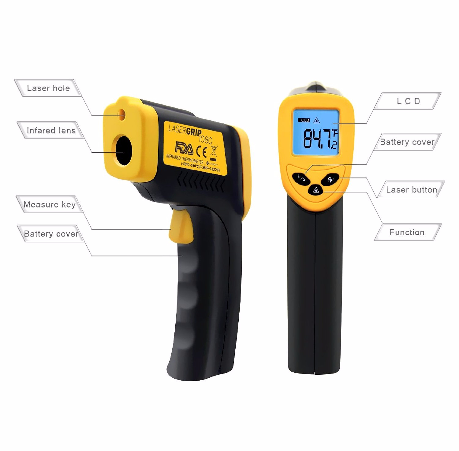 550 Celcius Infrared Thermometer